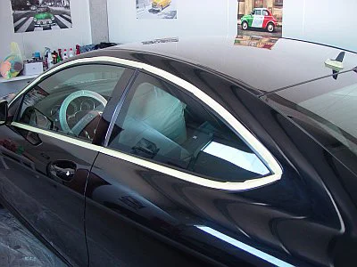 Mercedes C kupé - renovace a nanokeramická ochrana laku - detail 6