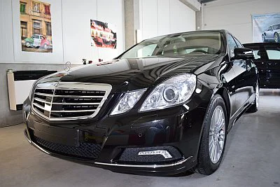 Mercedes E 350 - renovace a nanokeramická ochrana laku - detail 13