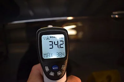 Mercedes E 350 - renovace a nanokeramická ochrana laku - detail 7