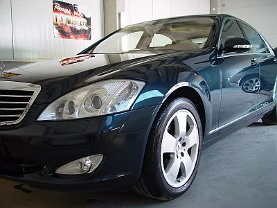Mercedes S 500 Long - renovace a nanokeramická ochrana laku - detail 1