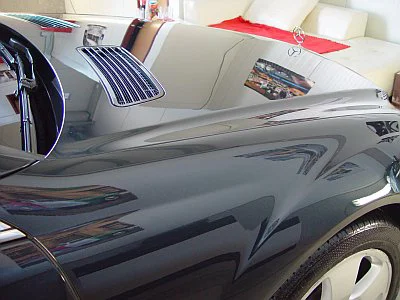 Mercedes S 500 Long - renovace a nanokeramická ochrana laku - detail 3