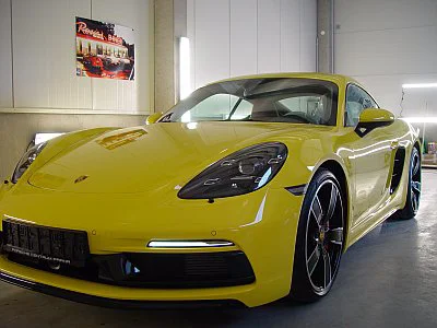 Porsche Cayman S - nanokeramická ochrana laku - detail 2