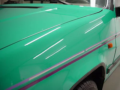 Škoda Favorit - leštění a ochrana laku - detail 7