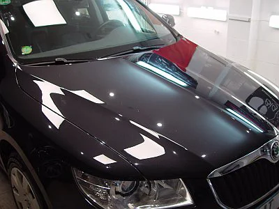 Škoda Superb II - základní renovace laku - detail 2