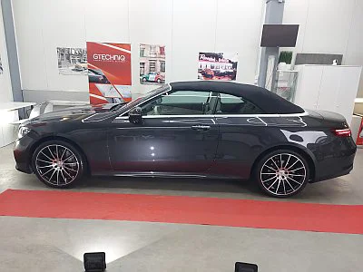 Mercedes E cabrio - leštění a keramická ochrana laku - detail 4