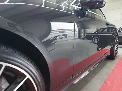 Mercedes E cabrio - leštění a keramická ochrana laku - detail 6