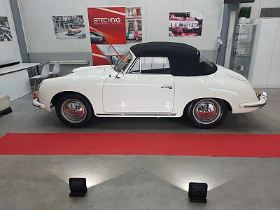Porsche 356 - leštění laku - detail 2