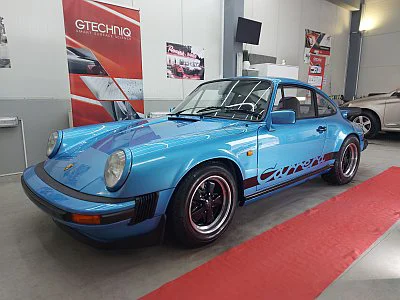 Porsche 911 - vícekroková renovace laku - detail 1