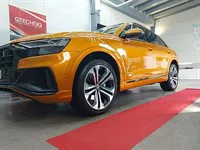 Audi Q8 - aplikace nové hydrofobní vrstvy Gtechniq
