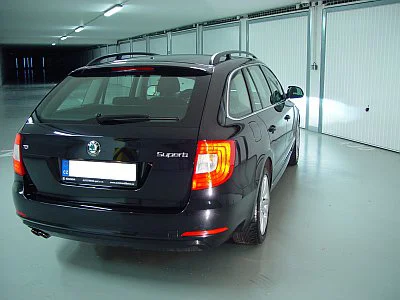 Škoda Superb II kombi - rozleštění laku - detail 4