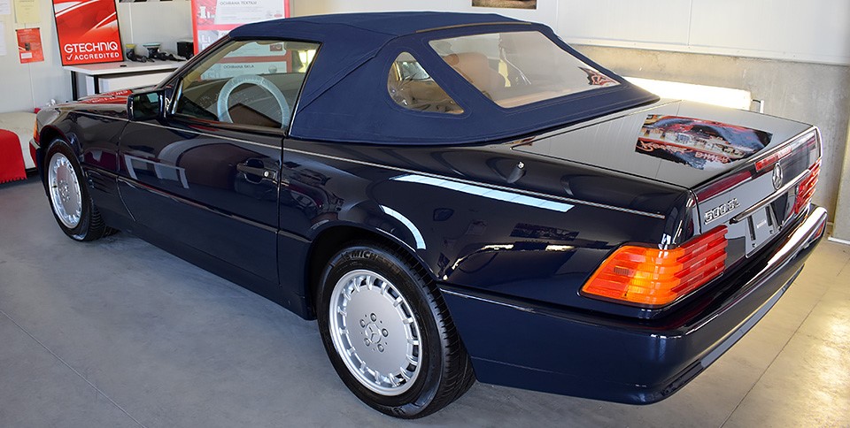 Vyleštěné auto - ukázka práce